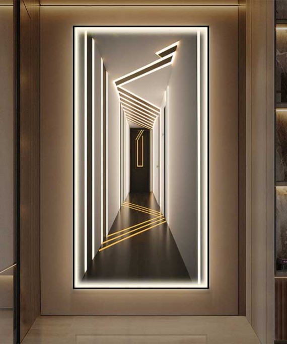 3D Effect Modern Italian Style With Lighting